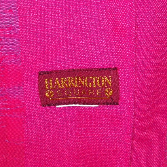 HOST PICK VTG Harrington Square 2 PC Pink Skirt Jacket Suit - Picture 7 of 11